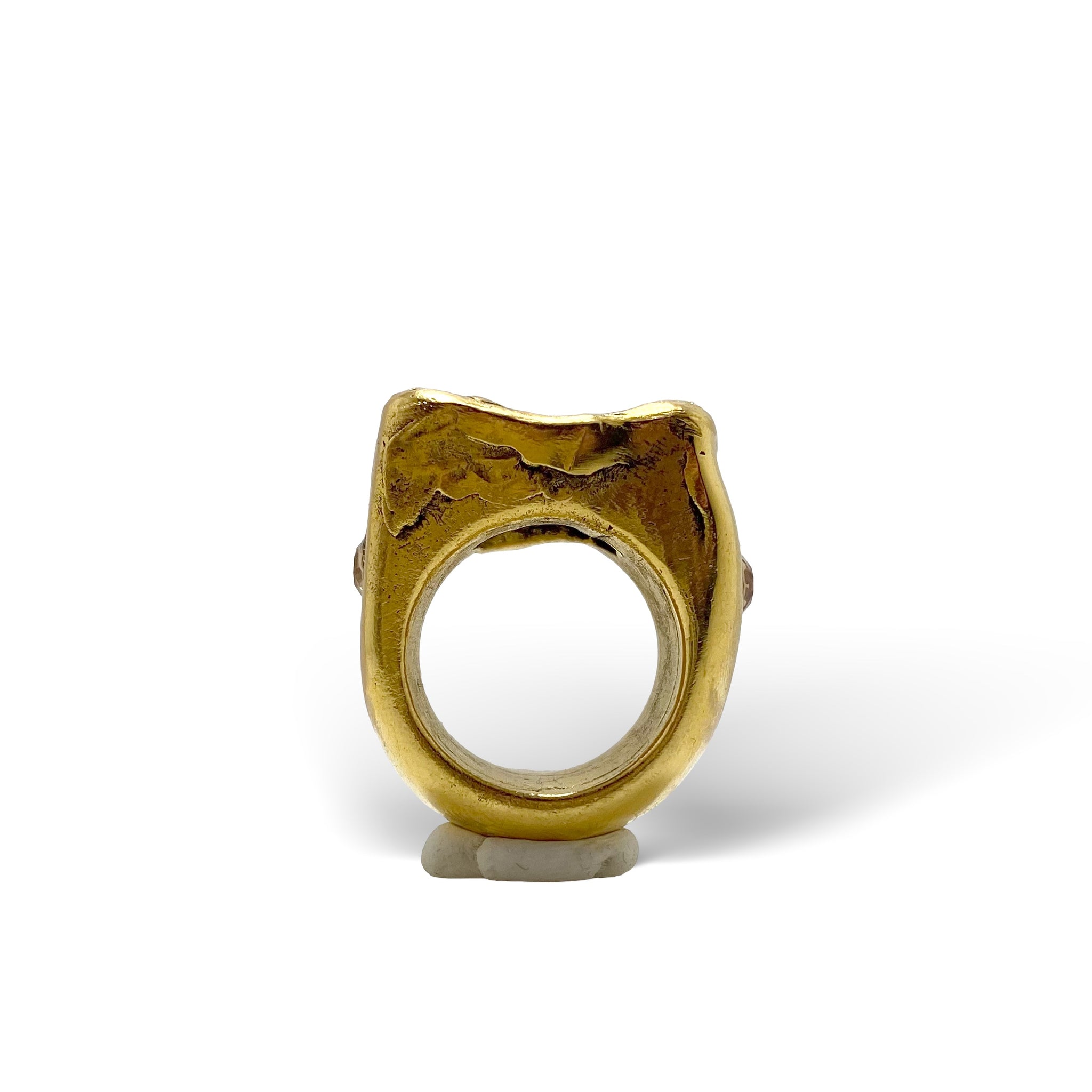 HANDCRAFTED GOLD PLATED RING