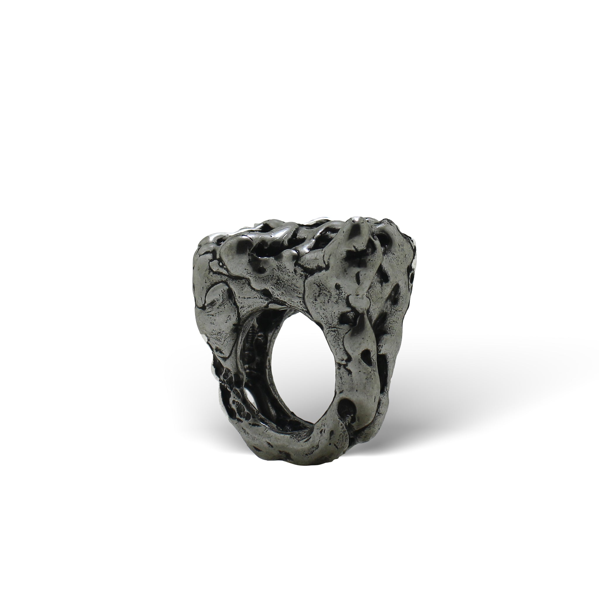 HANDCRAFTED SILVER PLATED RING