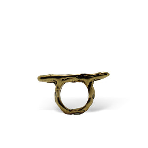 HANDCRAFTED GOLD PLATED RING