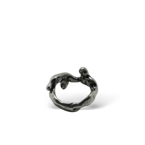 HANDCRAFTED SILVER PLATED RING